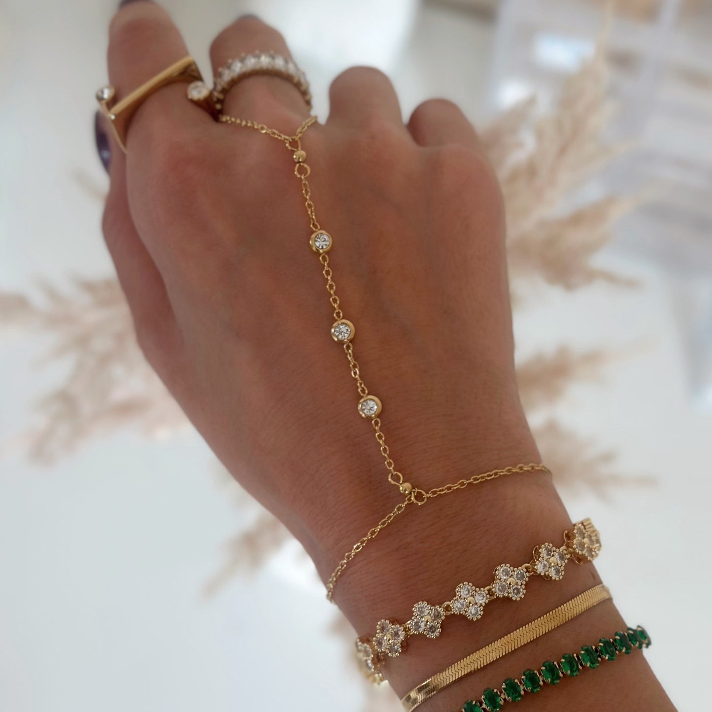 Hand Chain Glow Bracelet