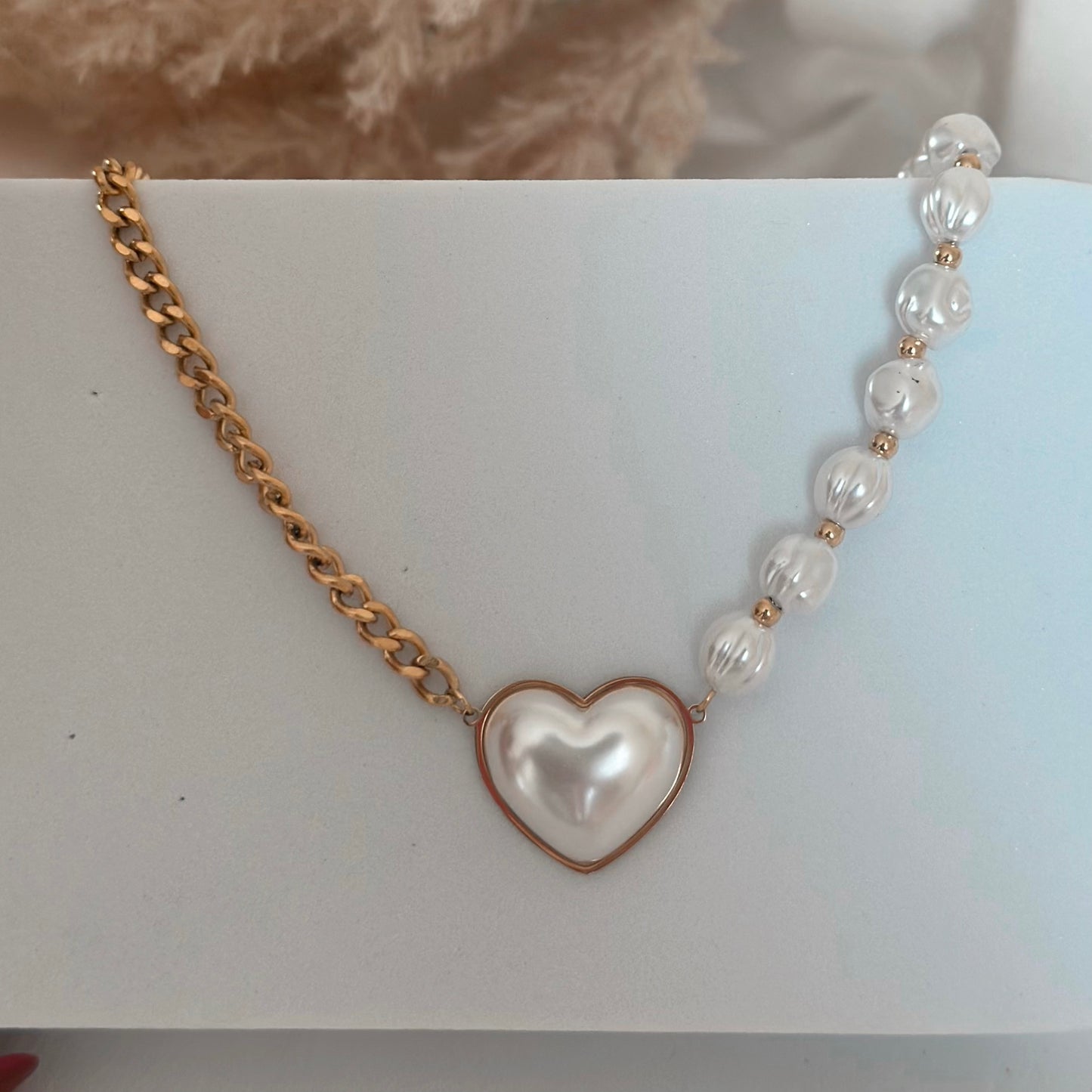 Heart of Pearl Necklace