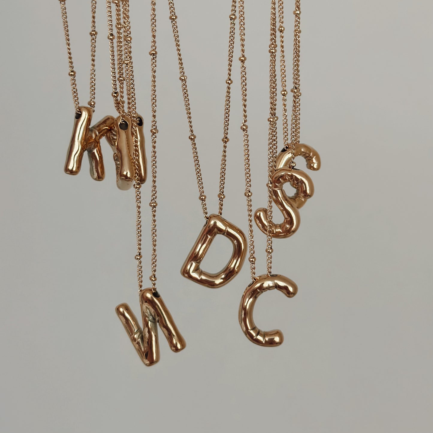 Big Initial Necklace