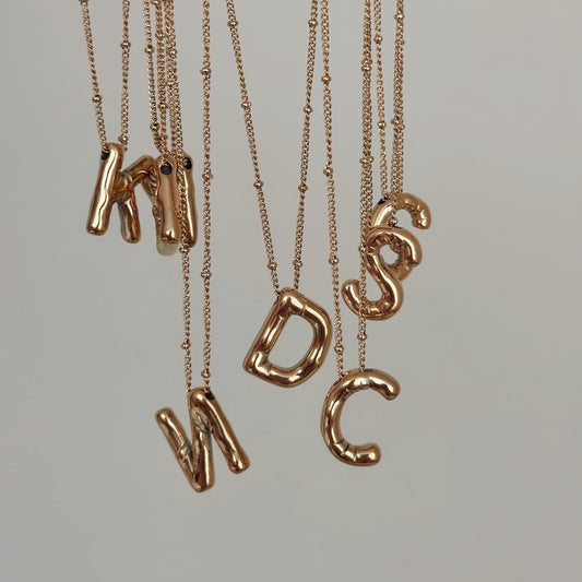 Big Initial Necklace